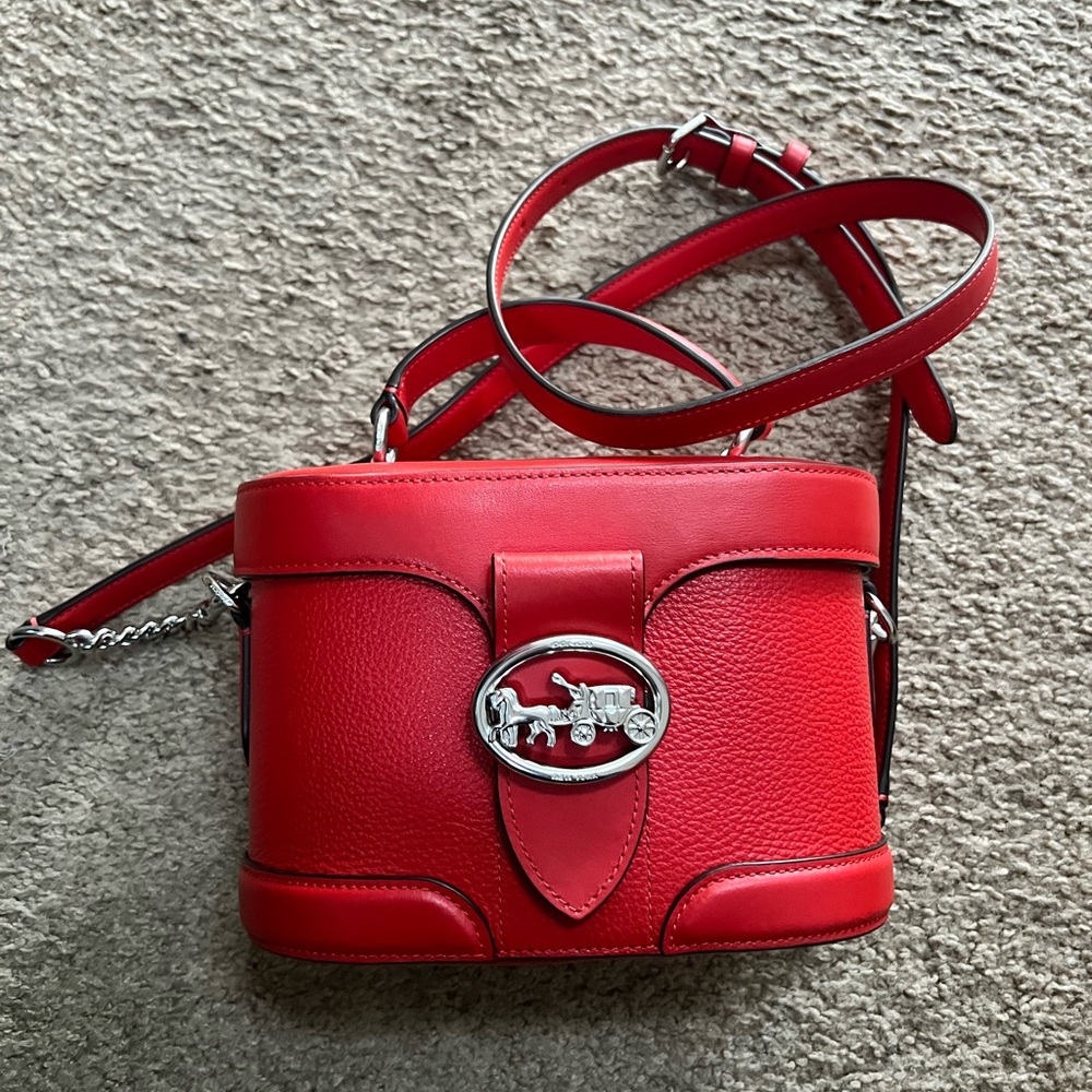 Red Coach Georgie Gem Crossbody
